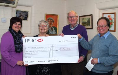 Taken 18th January 2016, Friends of the Scala donating their remain...