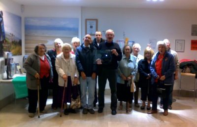 Friends of the scala pictured with the RICS award won for the New S...