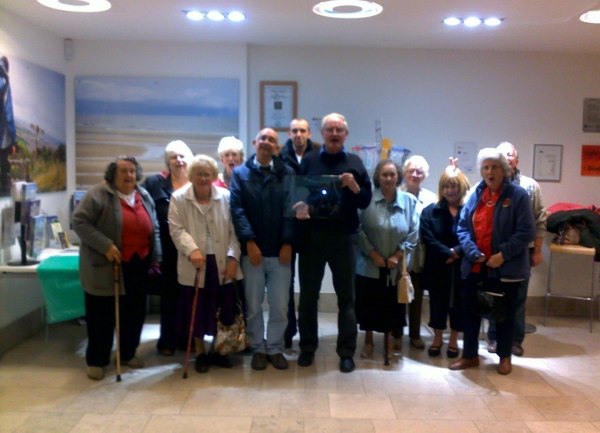 Friends of the scala pictured with the RICS award won for the New S...