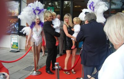 A 2009 photo of local musician Mike Peters (The Alarm) and his fami...